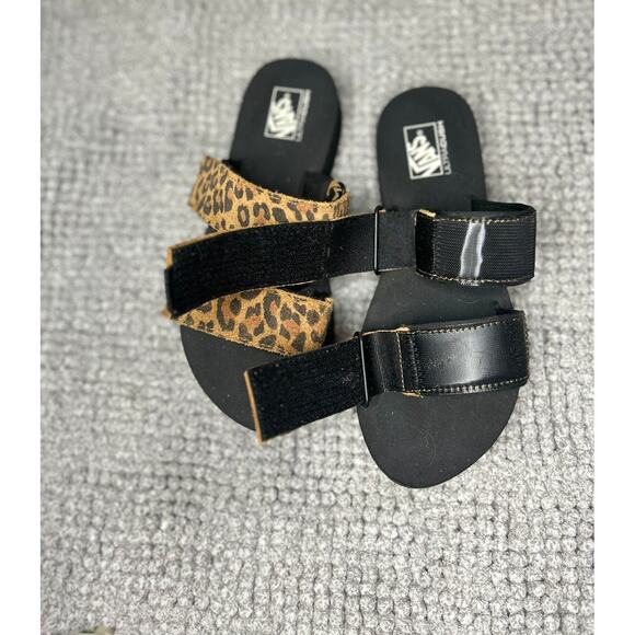 Leopard Print Chunky Platform Vans - Picture 5 of 7